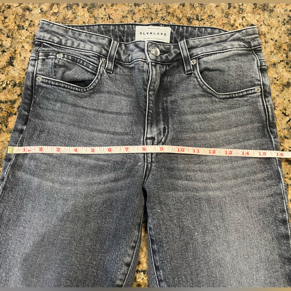 - 🩷HOST PICK🩷 - SLVRLAKE Lou Lou denim - blackish-grey jeans in great condition. - Picture 7 of 8